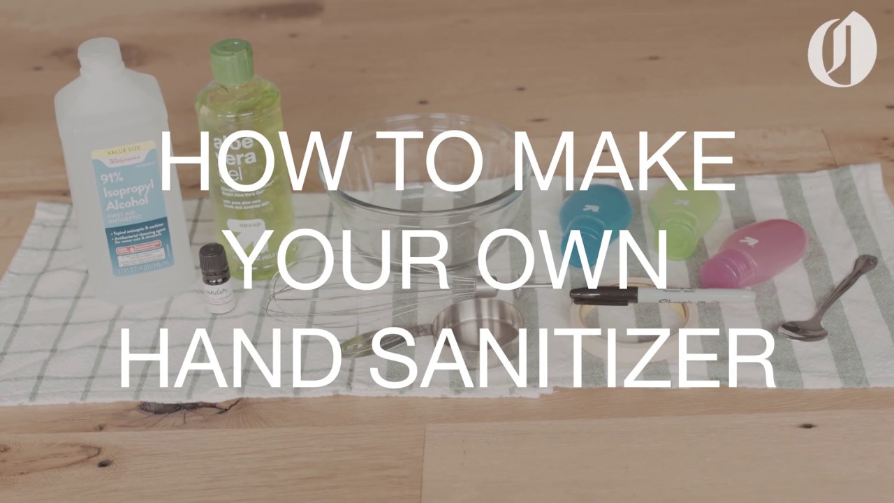 How to make hand sanitizer: Coronavirus prevention