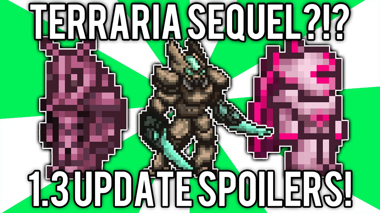 Terraria 1.3 Update Spoilers! (New Dyes, Laser Ruler, & Red's Next Game!) @demizegg