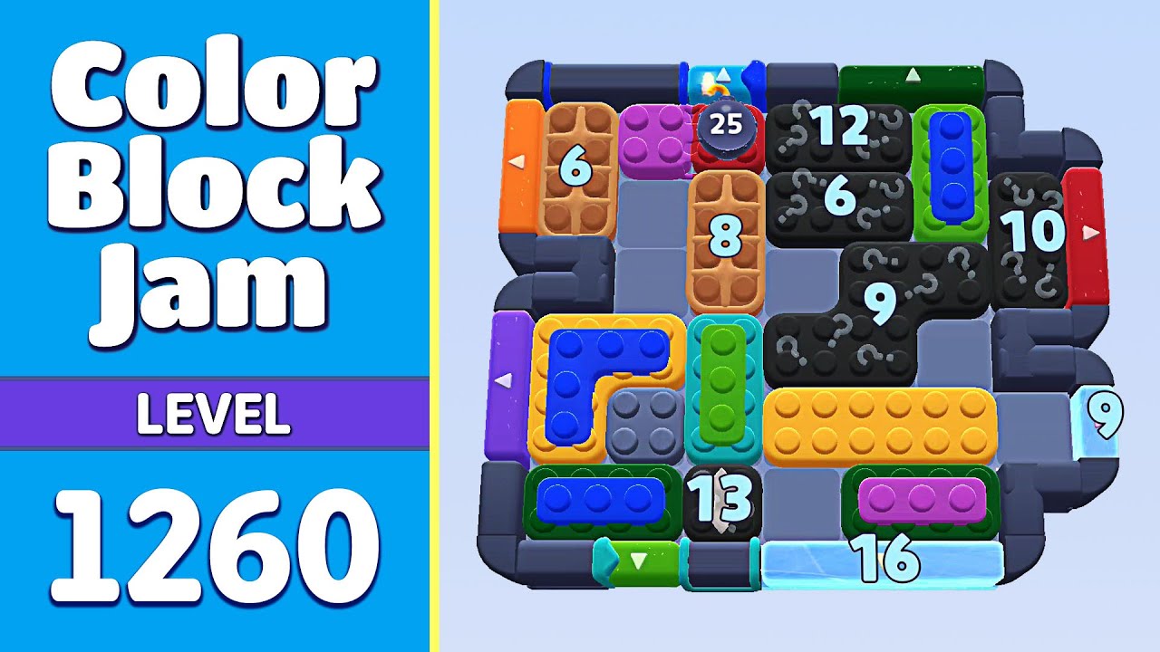 Color Block Jam Poziom 1260 (1261) | Wszystkie zagadki rozwiązane! 🎯