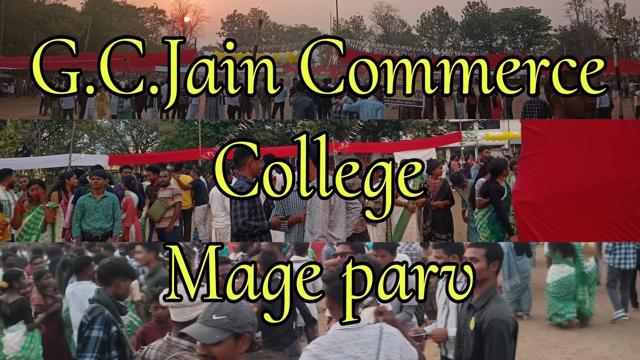 G.C.Jain Commerce College Mage parv #mageparab #tribal #tribalsong #treditional #chaibasa