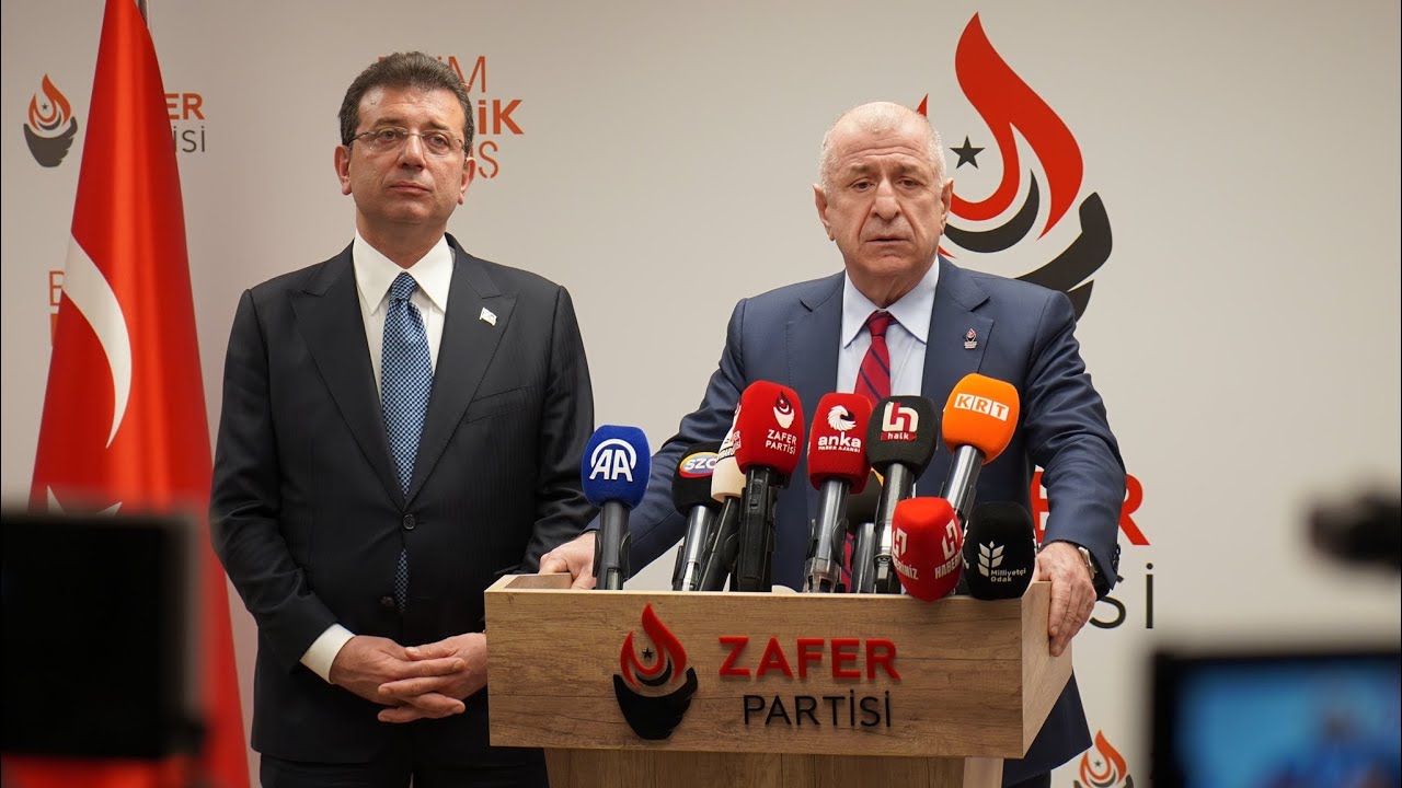 TBB Başkanı Ekrem İmamoğlu ve heyetinin Zafer Partisi'ni ziyareti sonrası açıklamalarda bulunuyoruz.