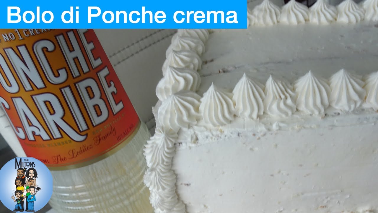 Bolo di ponche crema | Ponche crema taart | recept