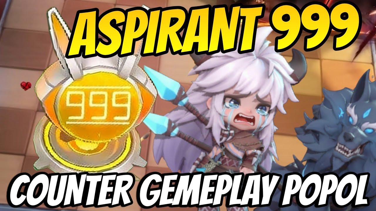 COUNTER GAMEPLAY COMMANDER POPOL !! KITA KASIH 999 STACK ASPIRANT