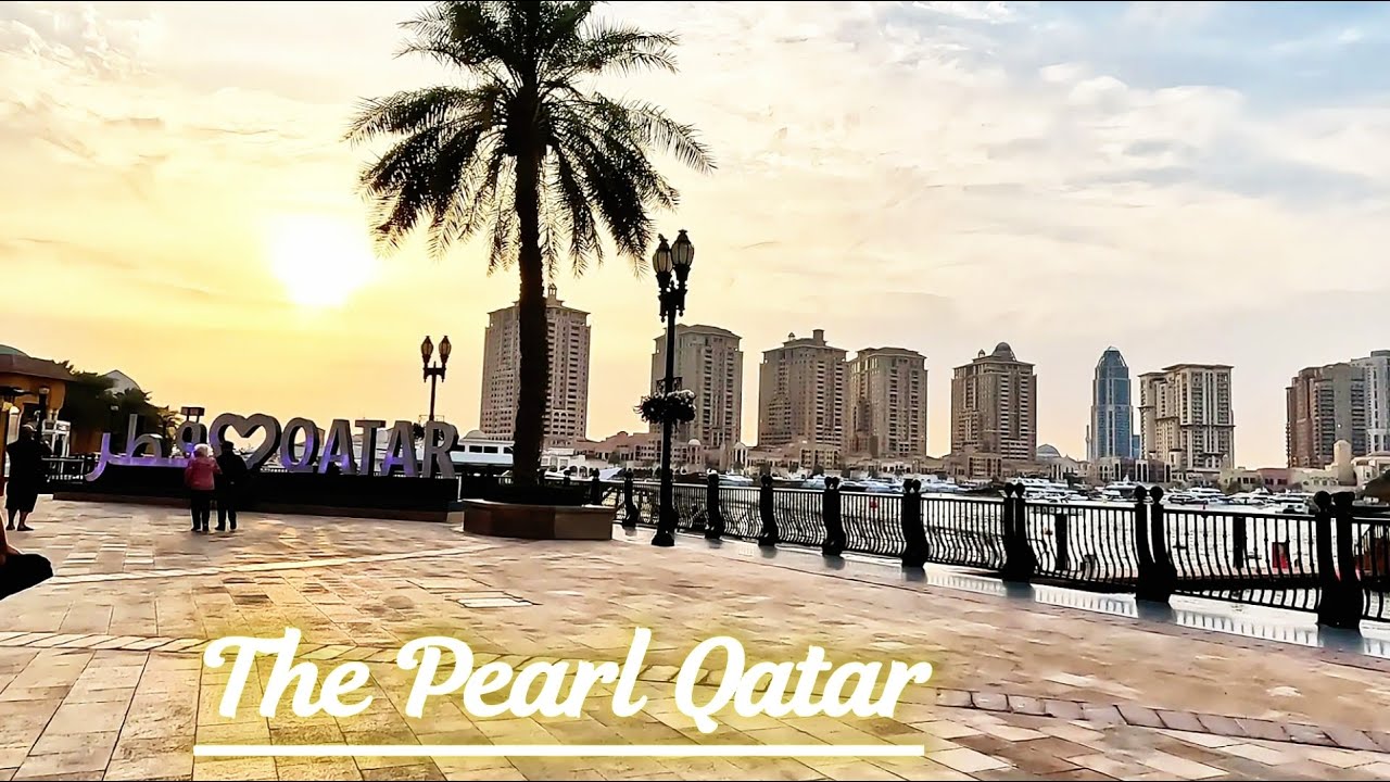 The Pearl Qatar Walking Tour | Explore Doha's Luxury Island in 4K