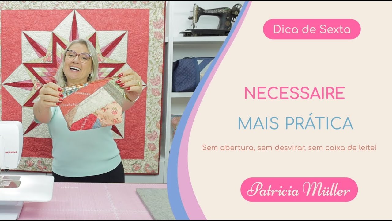 Nécessaire mais PRÁTICA e FÁCIL de fazer (Sem abertura, desvirar ou caixa de leite) | Dica de Sexta