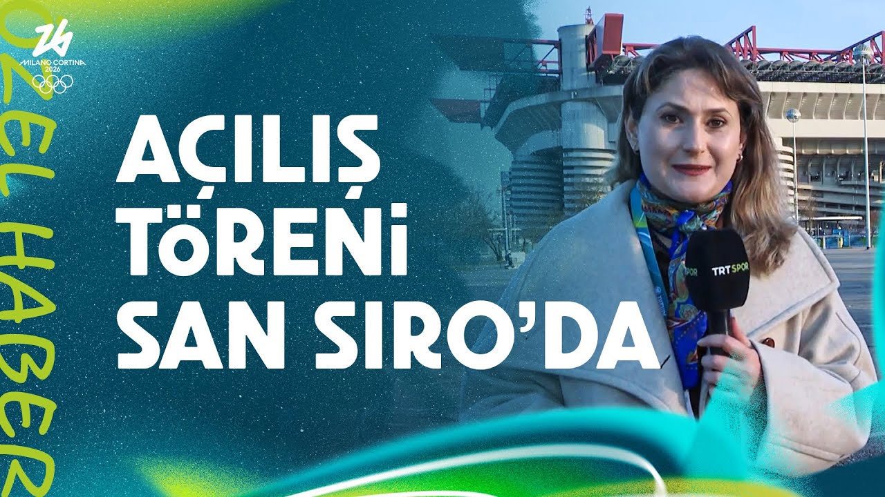 TRT Spor Ekibi 2026 Kış Olimpiyatları'nın Açılış Töreninin Yapılacağı San Siro'da #MilanoCortina2026