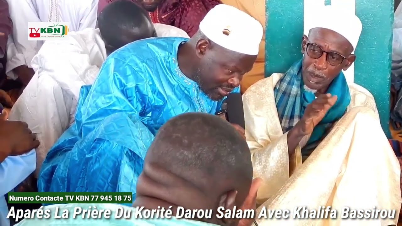 Aparés La Prière Du Korité Darou Salam Avec Khalifa Bassirou Ndao