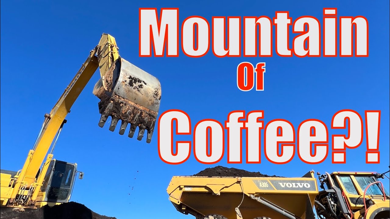 Moving a MOUNTAIN of Coffee?! ☕️ 🏔️ 🚜