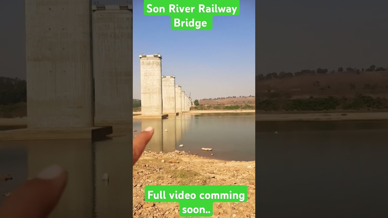 Son river railway bridge 