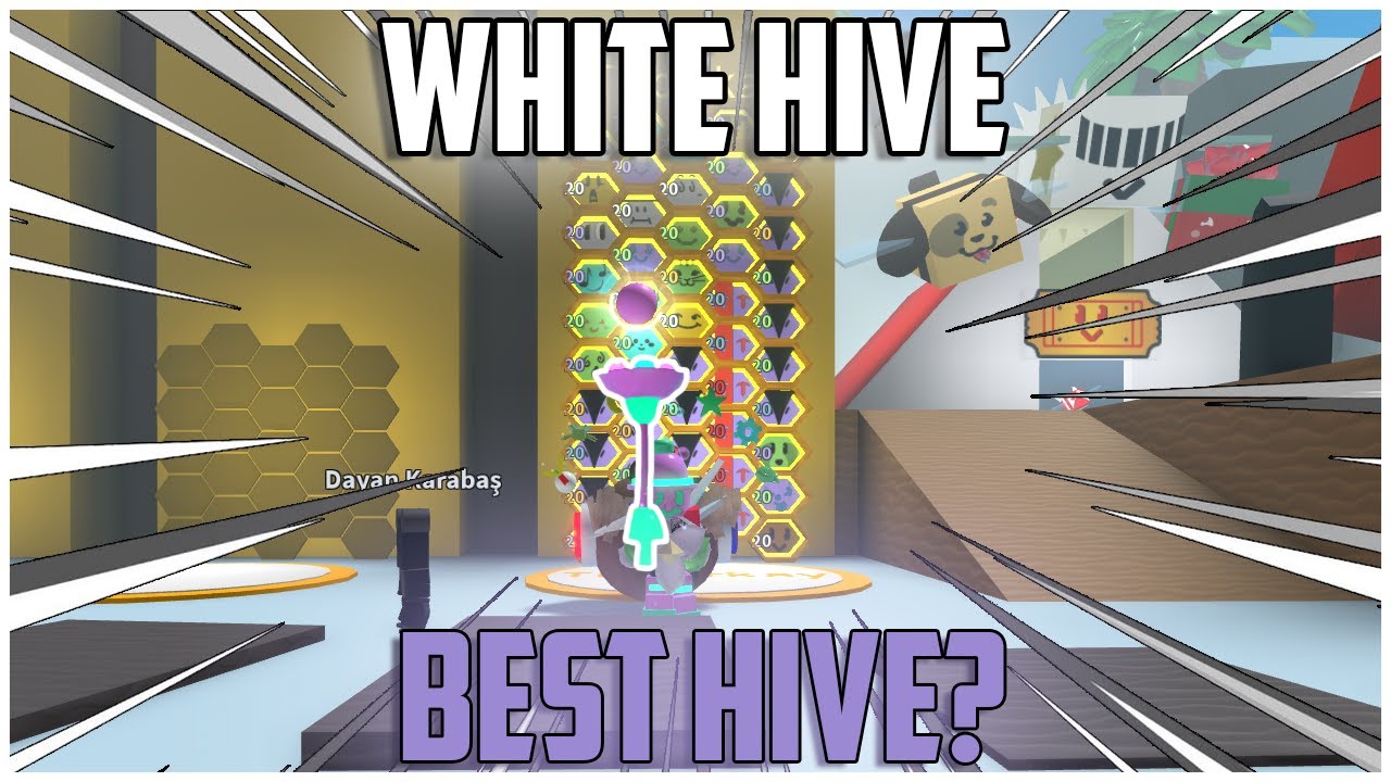 Going WHITE HIVE in Bee Swarm Simulator