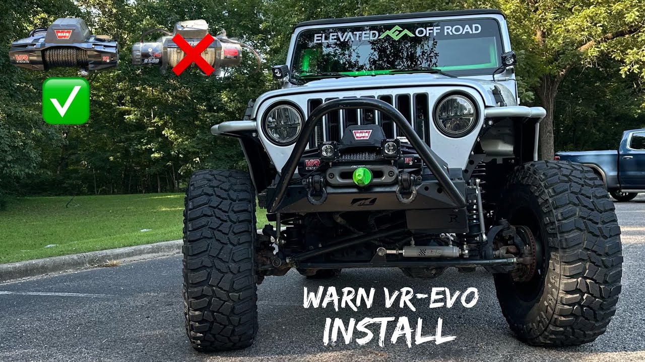 Jeep Wrangler TJ | New Warn Winch Install!