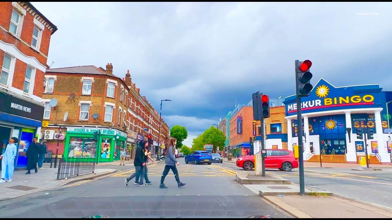 LONDON DRIVING TOUR, Brondesbury Park to Temple Fortune Lane | Down Town | Summer Tour 2024 | 4K HDR
