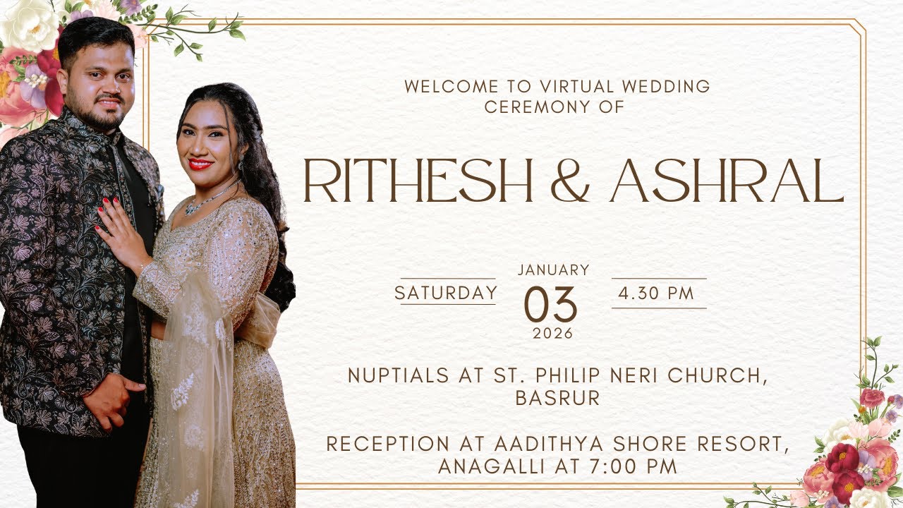 Wedding Ceremony Of Rithesh with Ashral