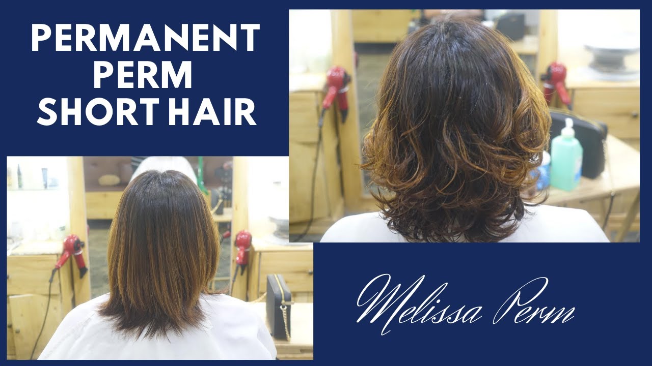 PERMANENT PERM FOR SHORT HAIR / DIGITAL PERM / MEDIUM SIZE PERM