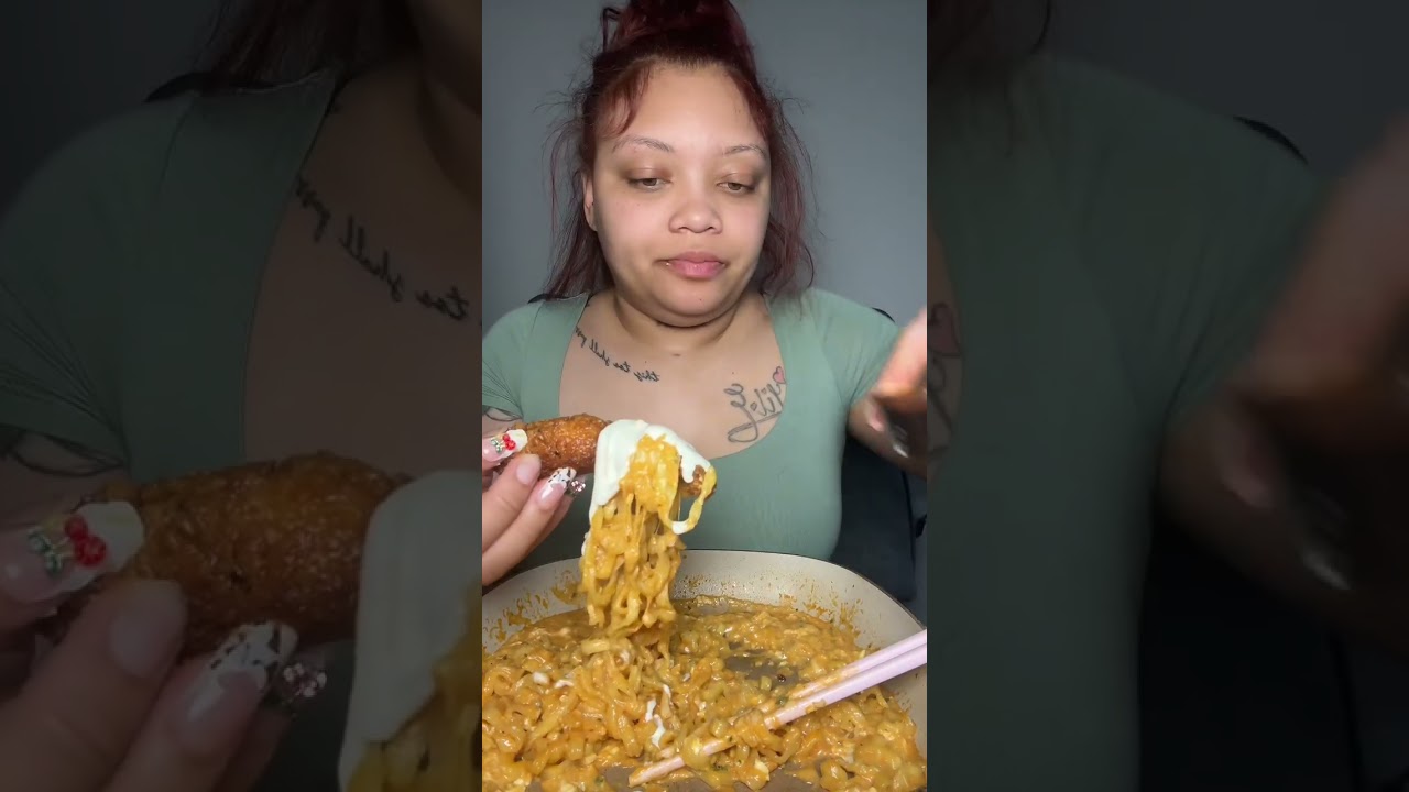 Wingstop x Buldak Mukbang
