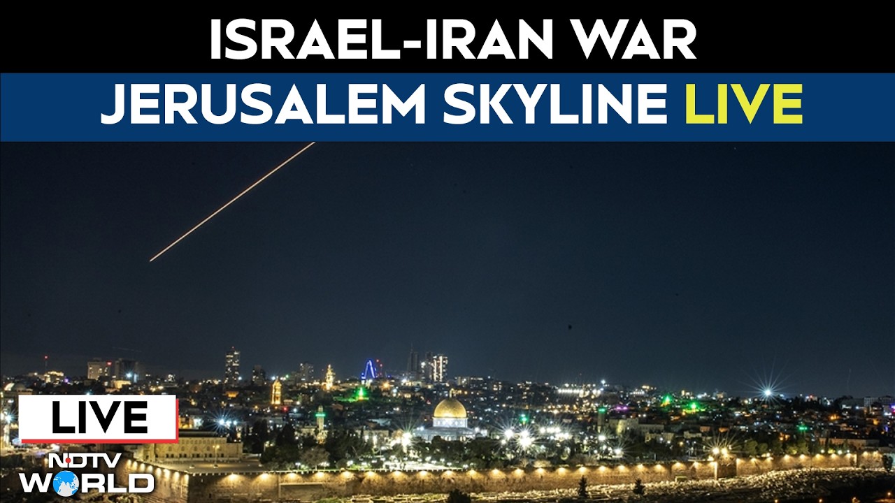 LIVE: Jerusalem Skyline After Iranian Missile Strikes | Iran War LIVE Updates