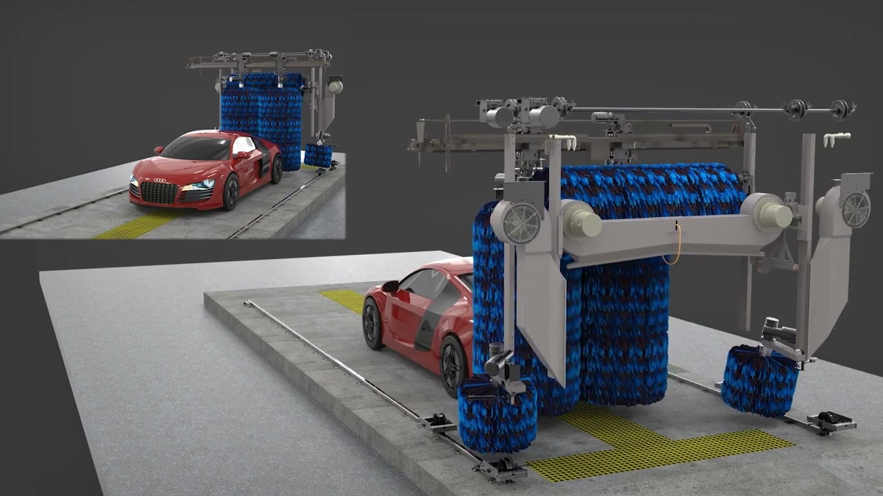 CF 360 Rollover Car Wash Machine