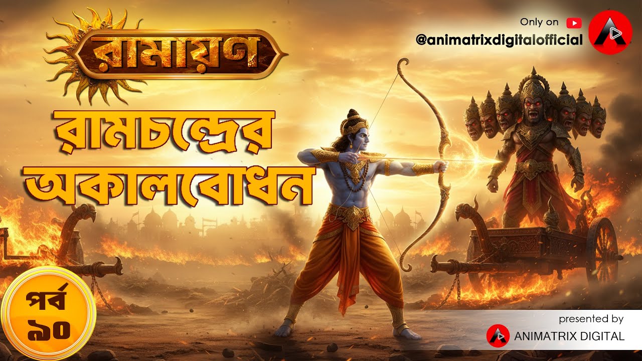 Ravan Vadh | Bengali Animated Ramayan | রাবণের অন্ত | মহাযুদ্ধের সমাপ্তি | #animation #ramayan