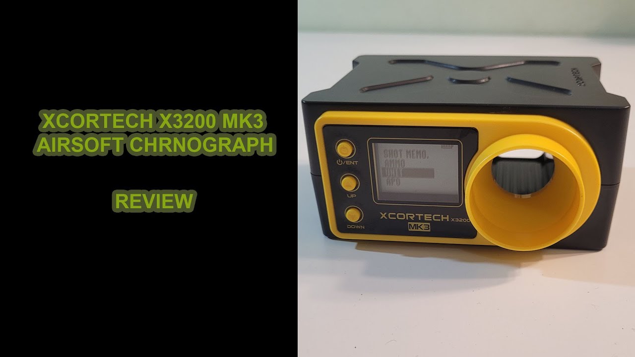 AIRSOFT XCORETECH X3200 MK3 CHRONO, REVIEW