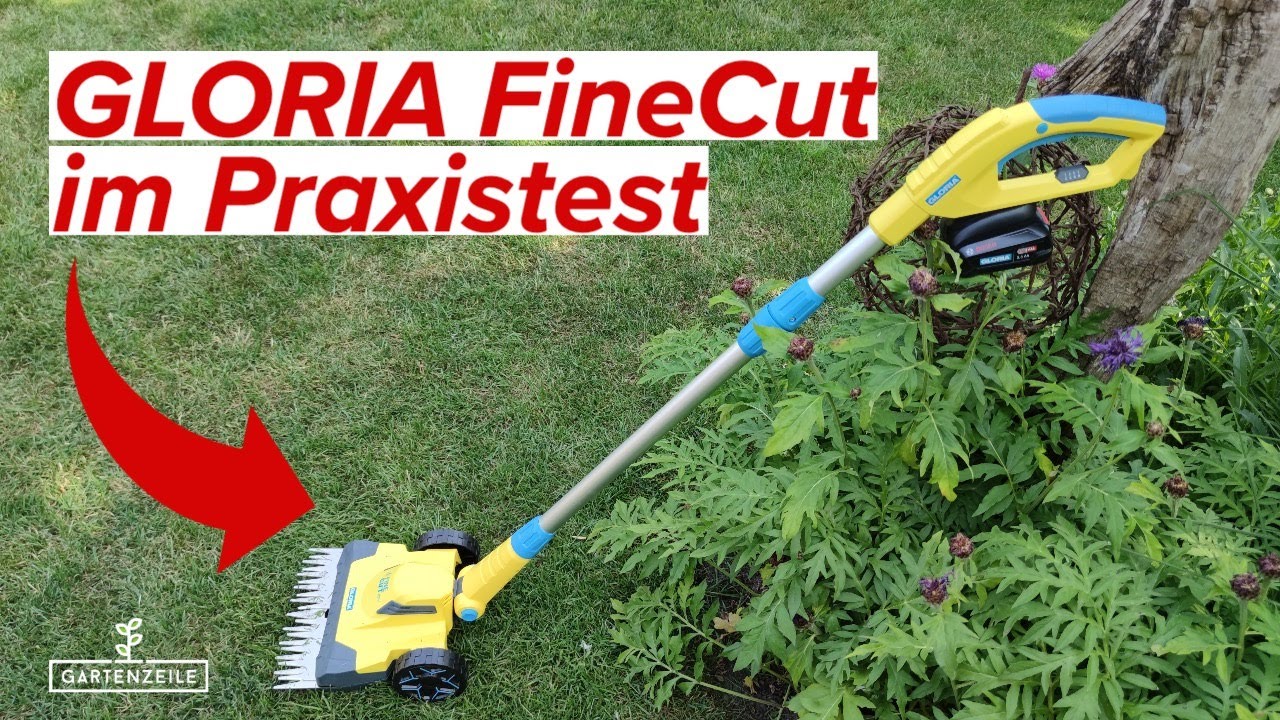 Die Alternative zum Rasentrimmer! Der neue Rasen- und Kantenschneider Gloria FineCut 18V