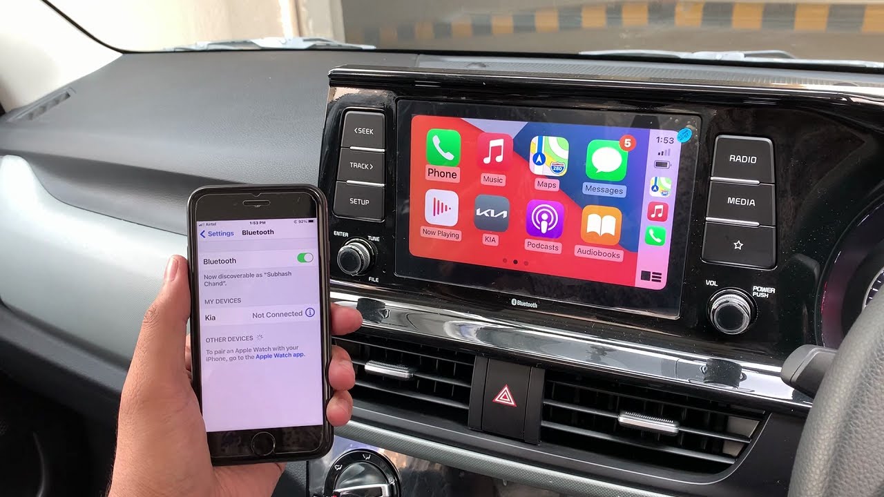 Новый Seltos 2021 года — беспроводные Android Auto и Apple CarPlay | Удивительная функция — настр...