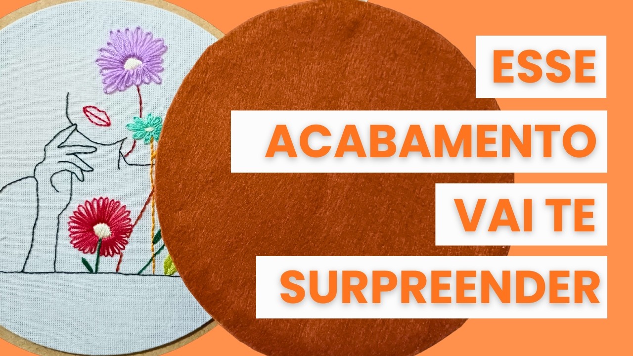 Acabamento Perfeito no Bastidor | O Passo a Passo Mais Fácil do Mundo!