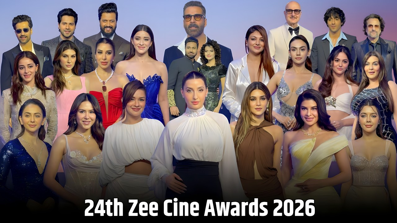 Zee Cine Awards 2026 | Sonam Bajwa,Nora Fatehi,Jacqueline Fernandez,Avneet Kaur,Rakul Preet Singh