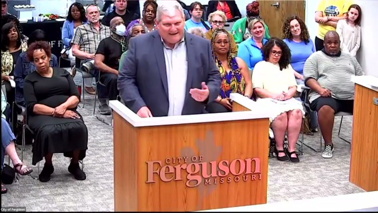 April 22, 2025 Ferguson Mo City Council Meeting