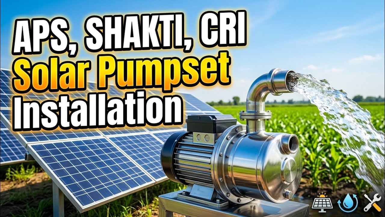 #Pmkusum #solar pump set #karnataka #APS #2026