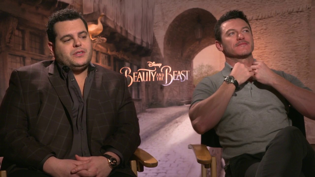 Josh Gad and Luke Evans Raw interview Beauty and the Beast Interview