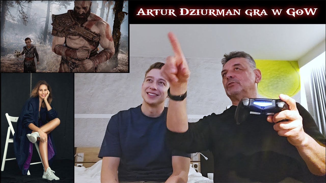 Artur Dziurman gra w God of War | Gameplay