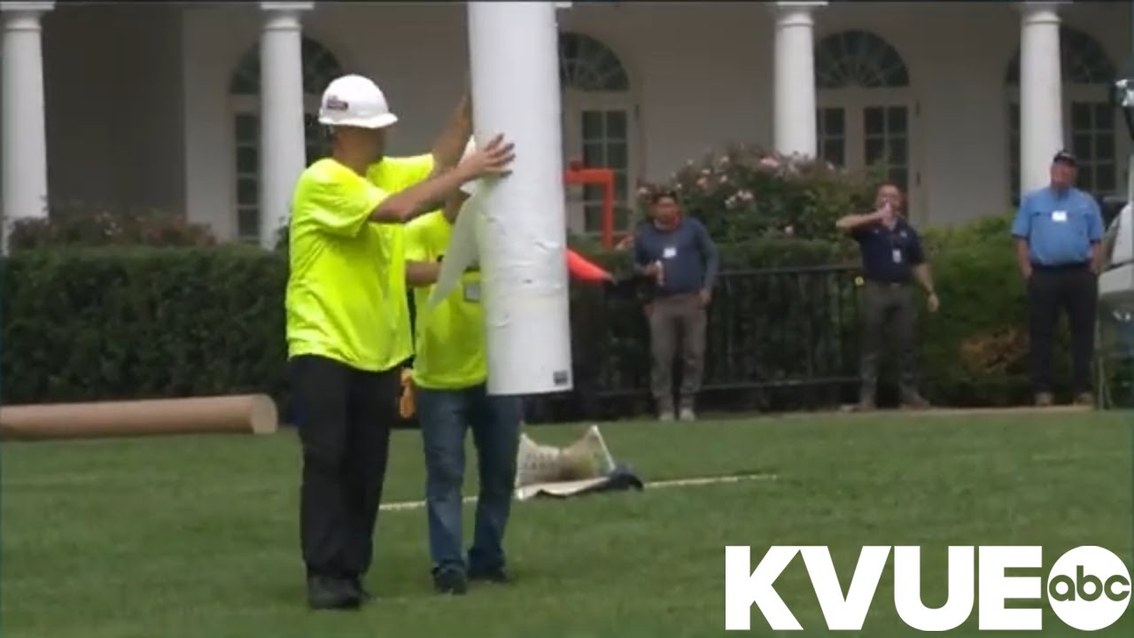 New White House flag poles were manufactured in Texas