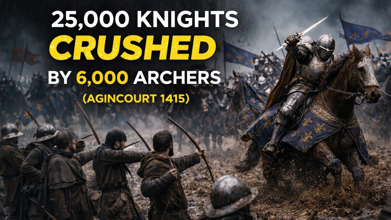 6,000 Starving Archers vs 25,000 Knights — The Deadliest Mistake France Ever Made