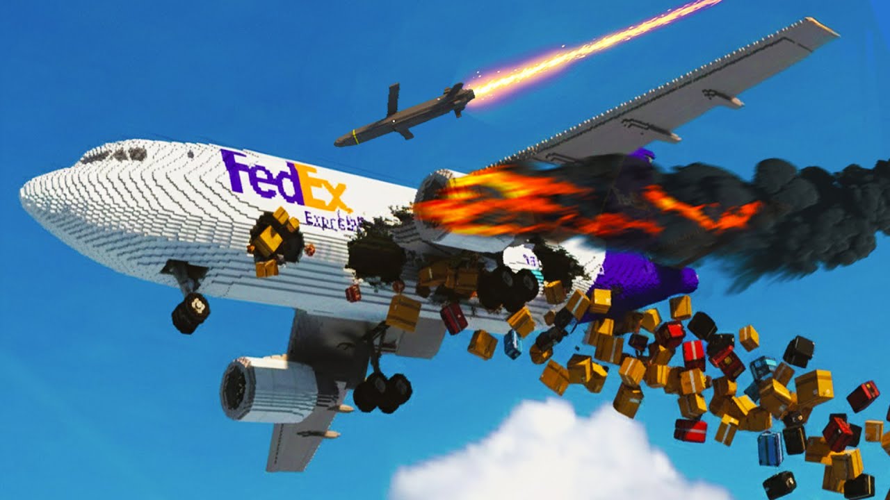 Realistic Airplane Crashes and Shootdowns | Teardown