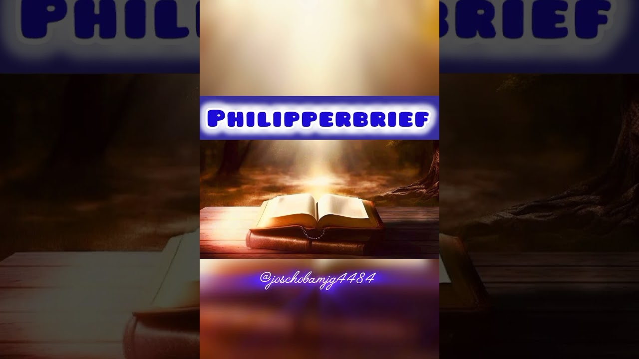 PHILIPPERBRIEF 📜 📖 🔊 - Dr. Theol. Roger Liebi #philipperbrief #rogerliebi