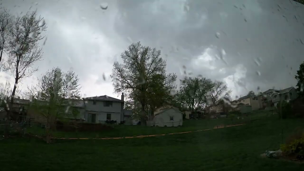 Strong tornado-producing thunderstorm system races through Nebraska, April 26, 2024