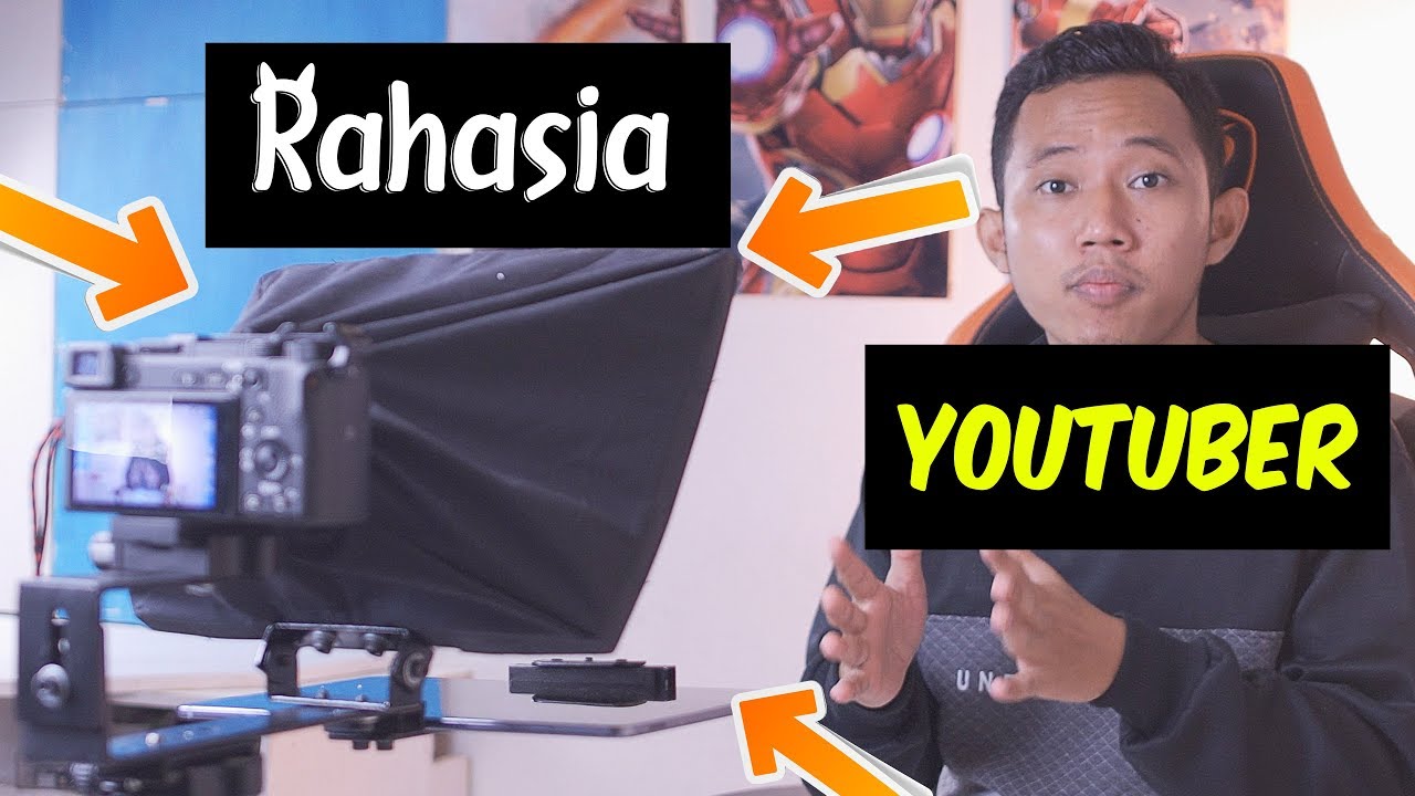 tips lancar ngomong didepan kamera untuk youtuber pemula ~ Review Telepromter SEMUT TL-1