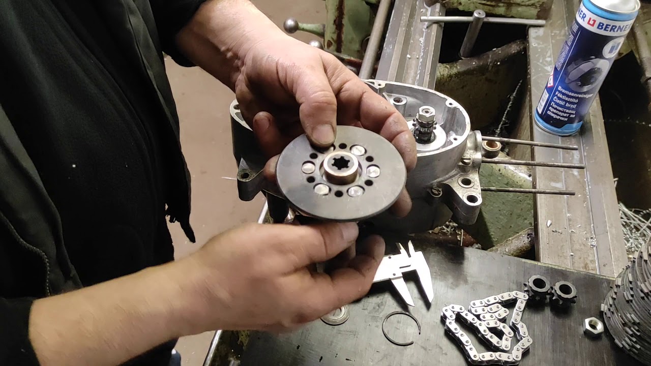 Montážni video MFK spojky Jawa 50 pionýr