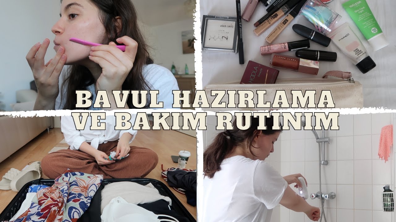Tatil Başlasın! Birlikte Bavul Hazırlayalım 🧳 Bakım Rutinim👙 Evde Yalnız 2 Gün