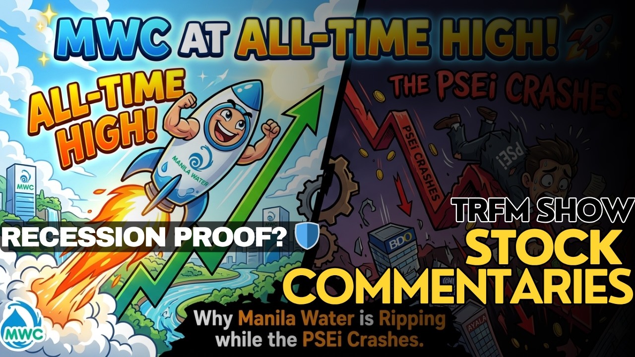 MWC AT ALL-TIME HIGH! 🚀 Why Manila Water is Ripping while the PSEi Crashes.