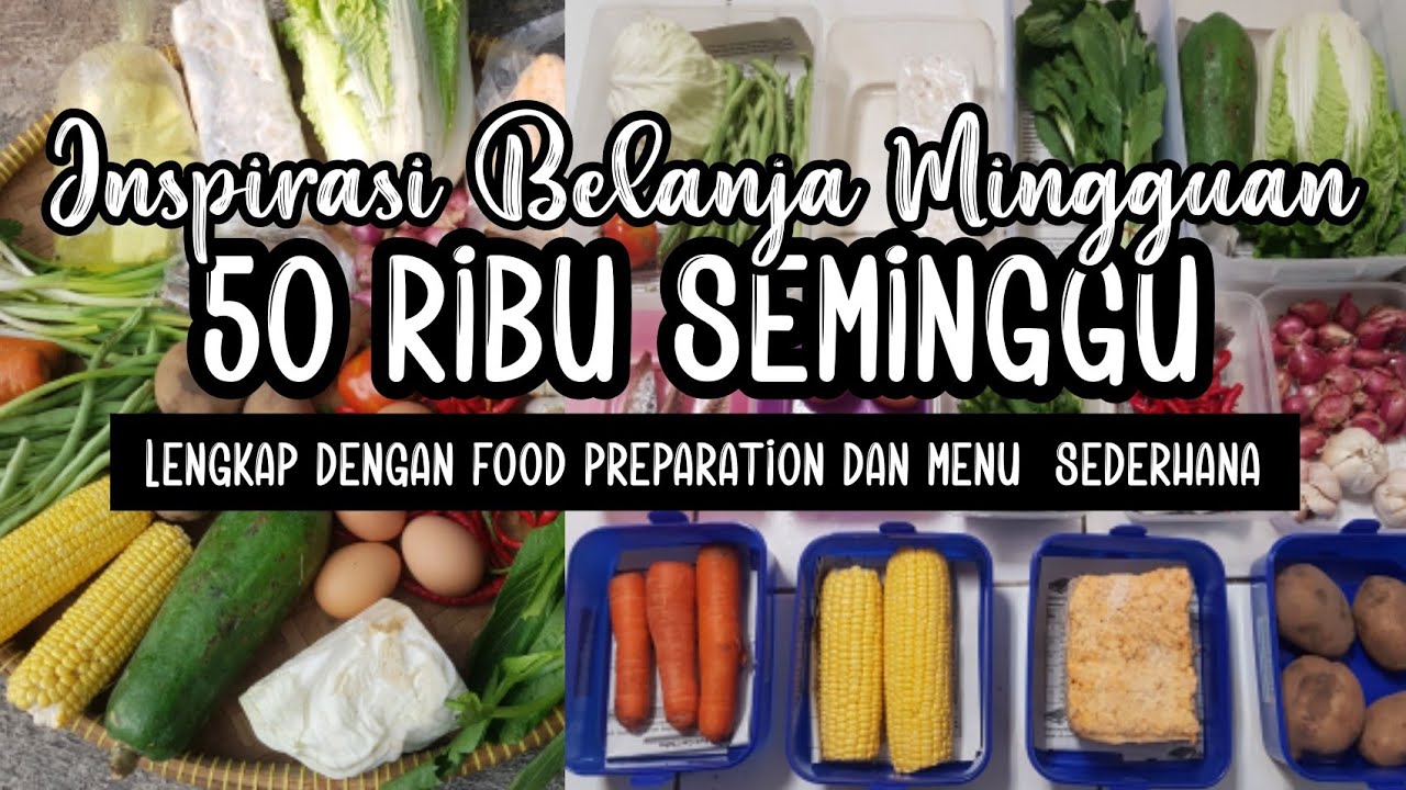 Belanja 50 ribu seminggu  #belanjamingguanhemat