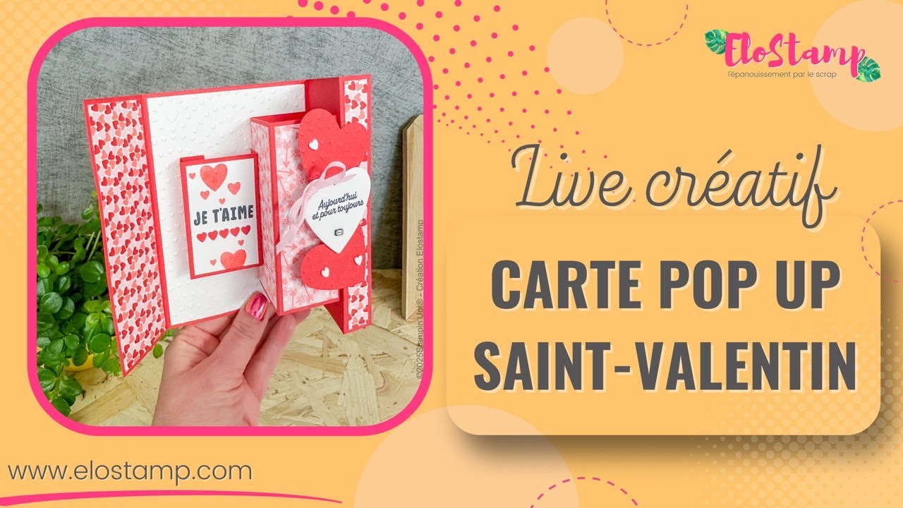 🔴 Une carte pop-up qui dit “Je t’aime” (et qui fait waouh 💕)