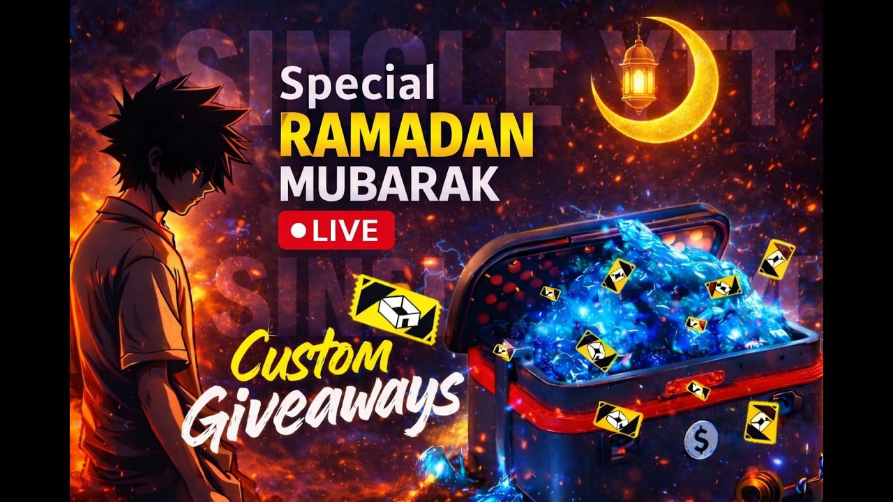 🎯 Free Fire Live | Playing with Subscribers 💥 | Custom Rooms + Giveaways | Single YT 🇵🇰