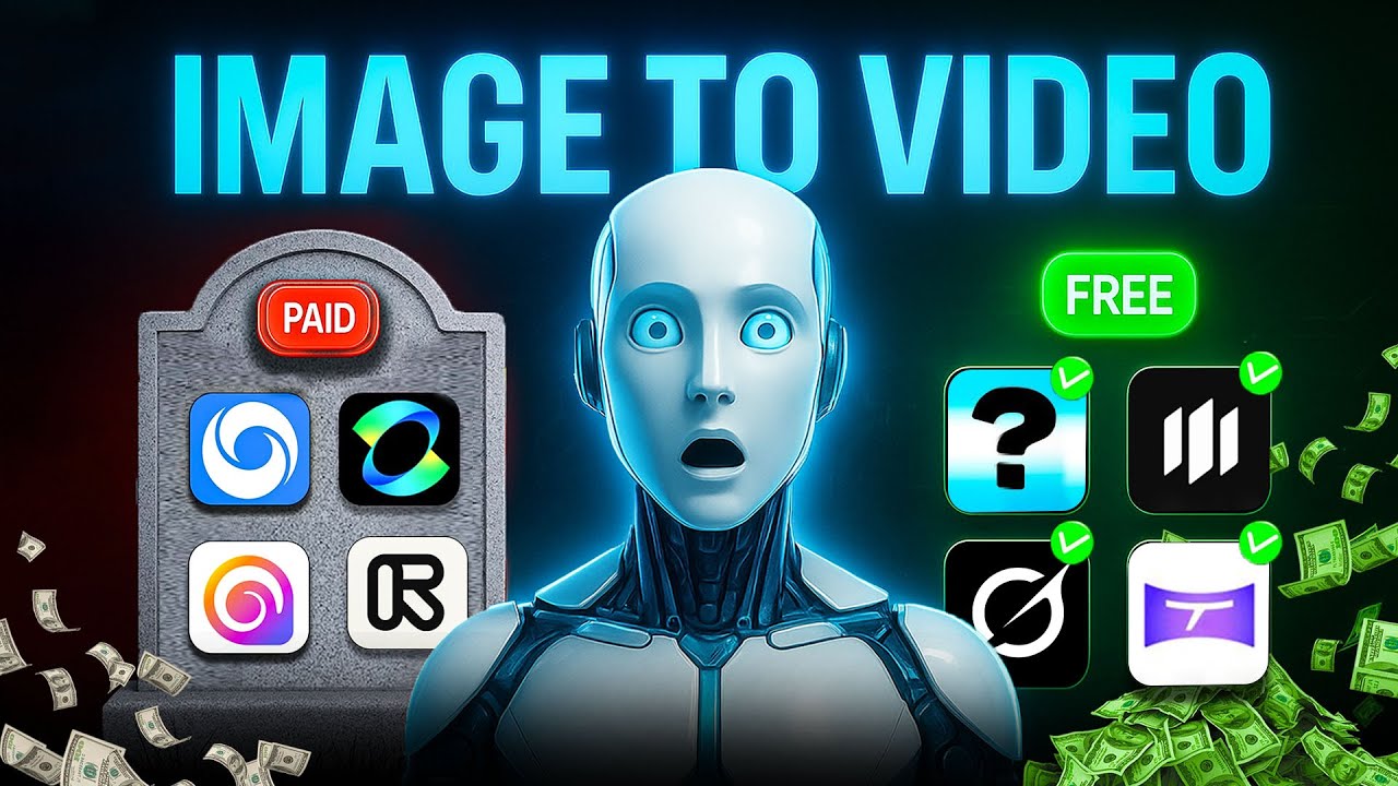 Top 5 Free AI Tools 🤯 Image to Video Generators – 100% Free & Unlimited
