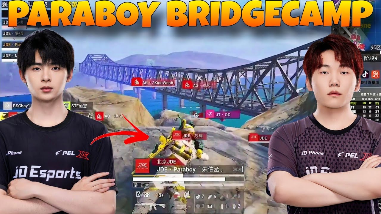 When JDE Paraboy Did Bridge Camp In PEL Scrims!!🔥🔥 JDE PEL Scrims Highlights!!❤️