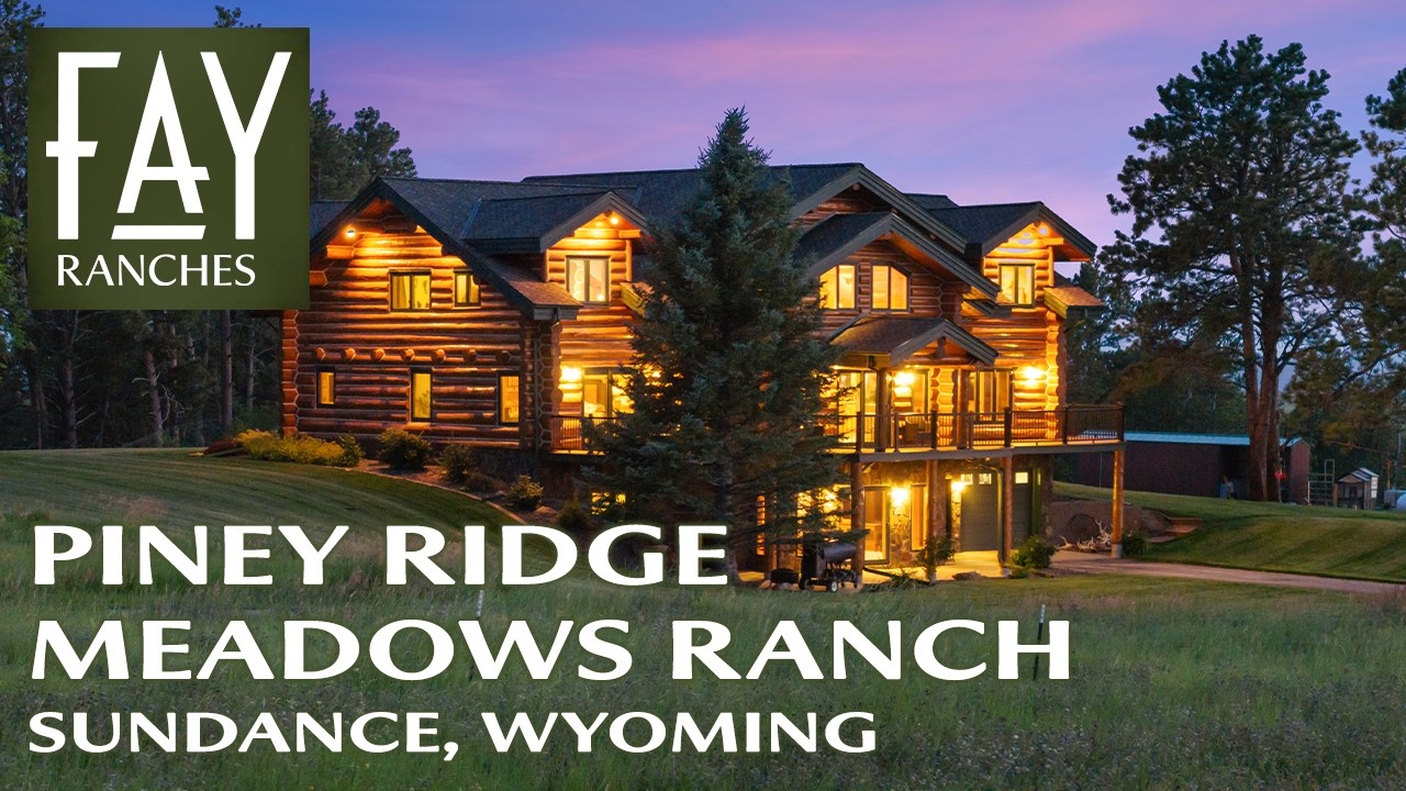 Wyoming Home With Land For Sale | Piney Ridge Meadow Ranch | Sundance, WY