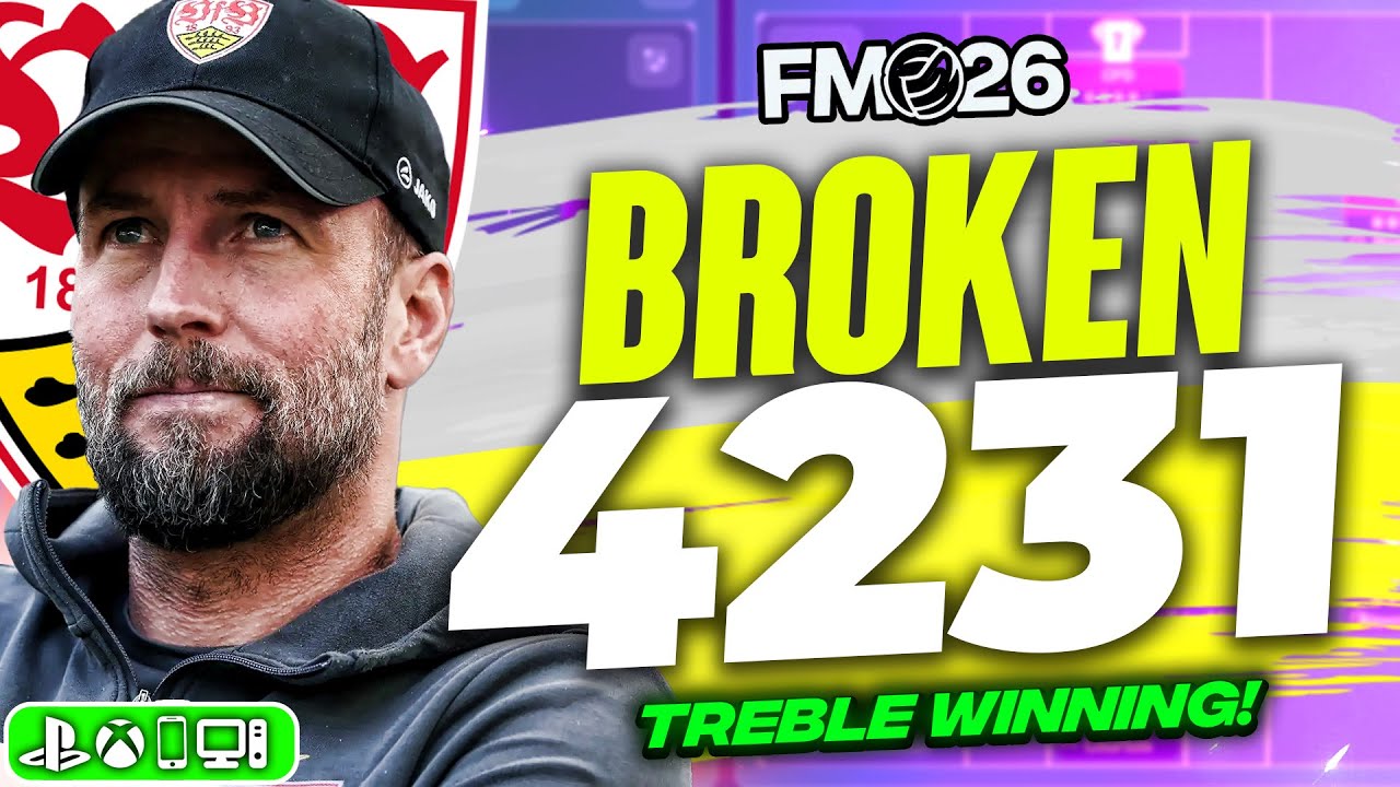 СЛОМАННАЯ тактика 4-2-3-1 в FM26! | Себастьян Хёнесс создал звериную тактику! | Лучшие тактики в ...