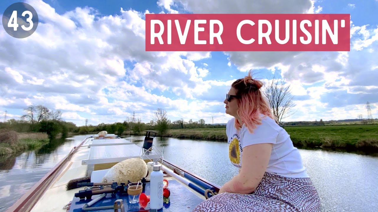 Spring on the RIVER SOAR | Mooring under a FLIGHT PATH - 43