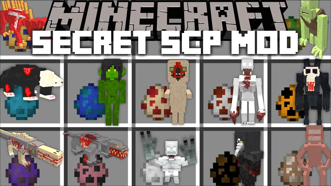Minecraft SCARY SCP DUNGEON BUNKER MOD / STAY AWAY FROM THE SECRET ROOM !! Minecraft Mods