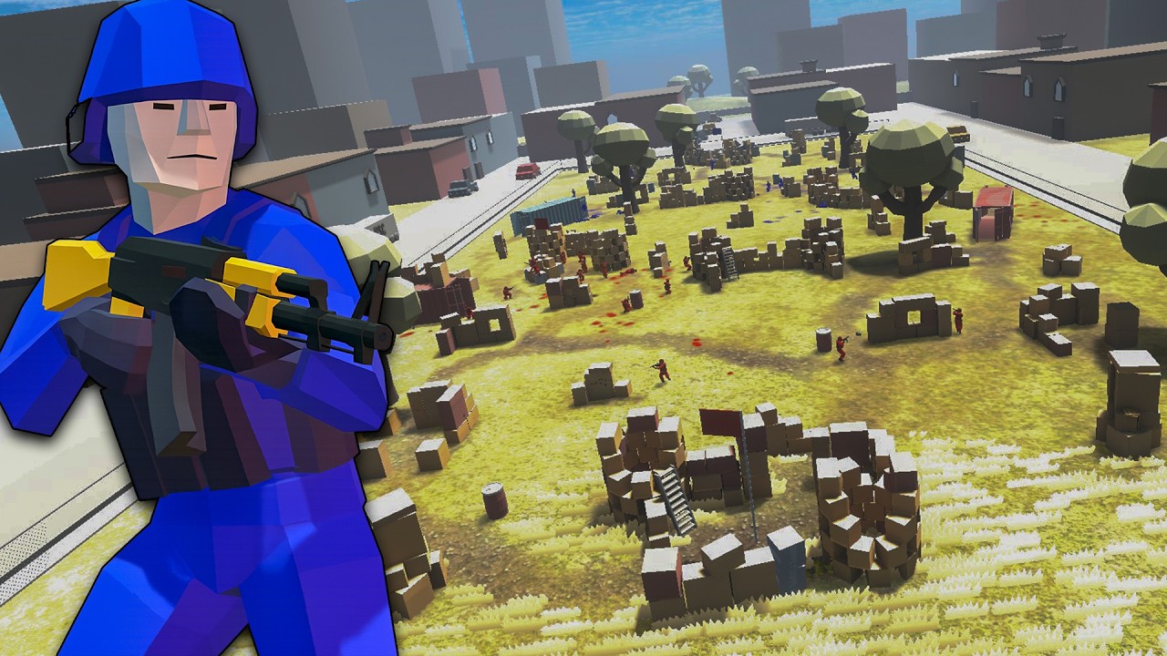 ¡Defendí un CASTILLO de CARTÓN en Ravenfield!